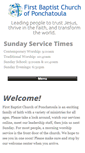 Mobile Screenshot of fbcponchatoula.com